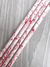 Load image into Gallery viewer, 10 Inch Blood Splatter Plastic Reusable Straws