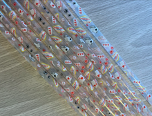 Load image into Gallery viewer, 10 Inch Las Vegas Print Plastic Reusable Straws