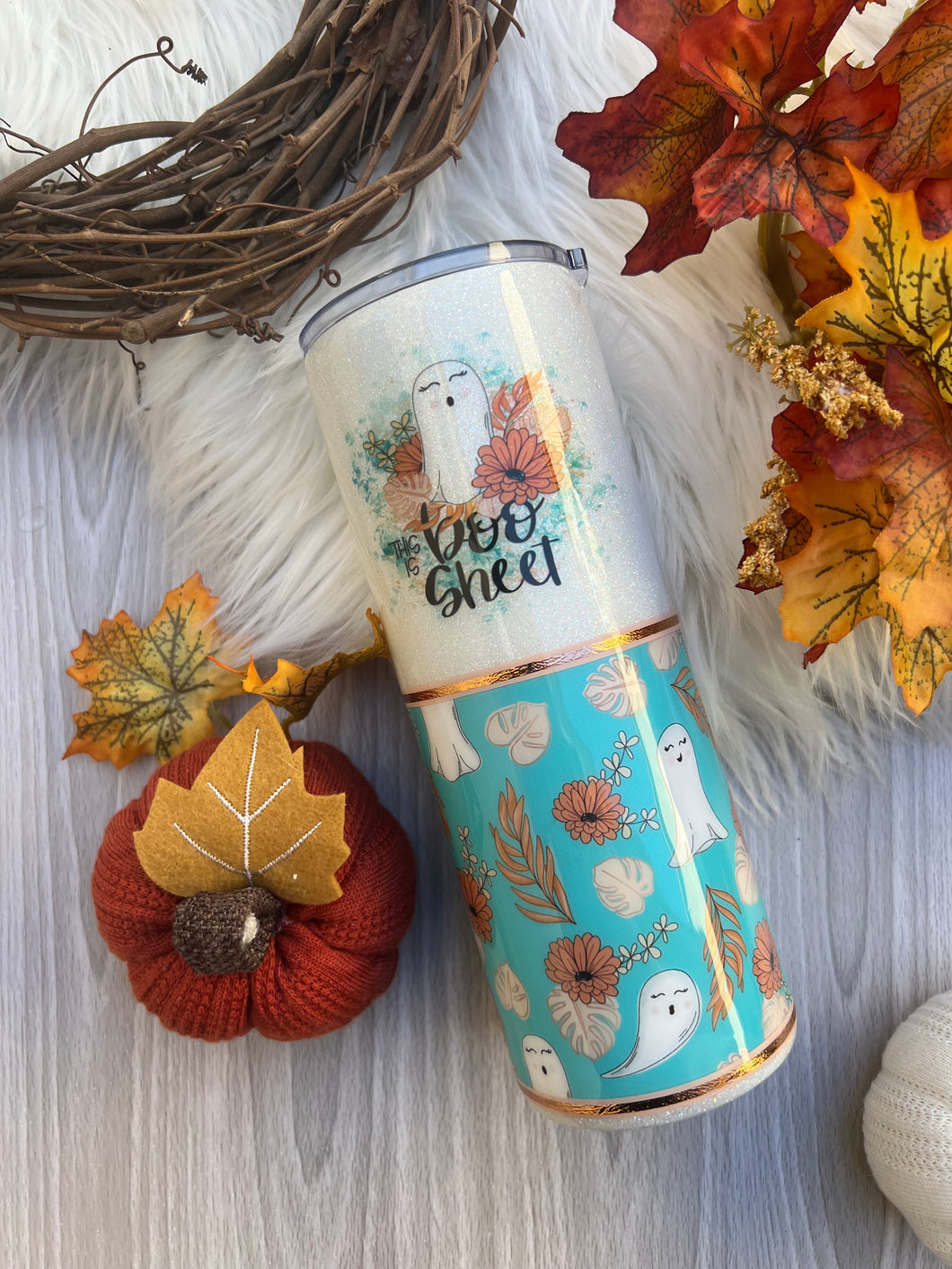 24oz Boo Sheet Tumbler- Ready to Ship