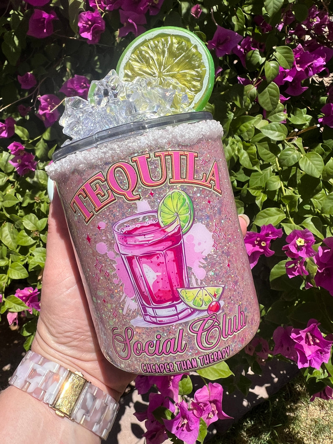 12oz Tequila Tumbler with Removable Topper